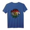 Kurdistan Löwe Löwenkopf Kurde Kurden Kurdisch T-Shirt - Stolzes Design mit Flagge, perfekt als Geschenk für Weihnachten & Geburtstag