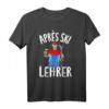 Skifahrer Skischule Skiing Skiurlaub Party Après Ski Lehrer T-Shirt - Cooles Wintersport Outfit für Skiurlaub & Après Ski