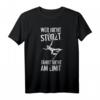 Skifahren Apres Ski Lustiges Spruch Geschenk - Witziges Skifahrer T-Shirt für Damen, Herren & Skilehrer mit Spruch 'Wer nicht stürzt fährt nicht am Limit'