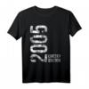 19. Geburtstag T-Shirt für Jungen und Mädchen – Persönliches Geschenk 2005, Perfekt für den 19. Geburtstag von Sohn, Tochter oder Jugendlichen