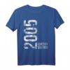 19. Geburtstag T-Shirt für Jungen und Mädchen – Persönliches Geschenk 2005, Perfekt für den 19. Geburtstag von Sohn, Tochter oder Jugendlichen
