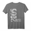 19. Geburtstag T-Shirt für Jungen und Mädchen – Persönliches Geschenk 2005, Perfekt für den 19. Geburtstag von Sohn, Tochter oder Jugendlichen