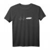 Boot EKG Herzschlag Geschenk T-Shirt für Bootsfahrer, Kapitäne & Bootsbesitzer – Perfekt für Bootsführerschein & Bootsurlaub