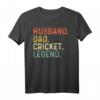 Ehemann Papa Cricket Legend T-Shirt – Lustiges Retro Geschenk für Papa zum Geburtstag, Vatertag oder Jubiläum