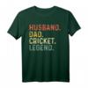 Ehemann Papa Cricket Legend T-Shirt – Lustiges Retro Geschenk für Papa zum Geburtstag, Vatertag oder Jubiläum