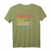 Ehemann Papa Cricket Legend T-Shirt – Lustiges Retro Geschenk für Papa zum Geburtstag, Vatertag oder Jubiläum