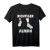 Richtiger Alman T-Shirt mit Deutschlandflagge – Humorvolles Geschenk für Deutsche, die stolz sind auf ihre Nationalität