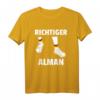 Richtiger Alman T-Shirt mit Deutschlandflagge – Humorvolles Geschenk für Deutsche, die stolz sind auf ihre Nationalität