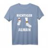 Richtiger Alman T-Shirt mit Deutschlandflagge – Humorvolles Geschenk für Deutsche, die stolz sind auf ihre Nationalität