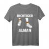 Richtiger Alman T-Shirt mit Deutschlandflagge – Humorvolles Geschenk für Deutsche, die stolz sind auf ihre Nationalität