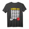 Lustiges Stocksport T-Shirt mit Daubi Daubi Motiv - Perfekt für Eishockey, Curling & Wintersportteams als Geschenkidee