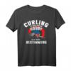Herren Curling T-Shirt – Cooles Curling Fan & Curler Geschenk für Sportbegeisterte