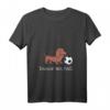 Kinder Niedliches Dackel Fußball T-Shirt - Lustiges Geschenk für fußballbegeisterte Mädchen und Jungs, Hundeliebhaber