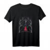 Rotkäppchen Märchen Wolf Dämon Wald Jagen Jäger T-Shirt – Originelles Statement-Shirt für Märchen- und Wolf-Liebhaber, perfekte Geschenkidee
