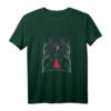 Rotkäppchen Märchen Wolf Dämon Wald Jagen Jäger T-Shirt – Originelles Statement-Shirt für Märchen- und Wolf-Liebhaber, perfekte Geschenkidee
