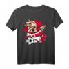 Dabbing Hund Dänemark Fußball Mannschaft T-Shirt – Lustiges Fanshirt mit dänischer Flagge, perfekt für Fußballfans, Spieler und Trainer