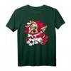 Dabbing Hund Dänemark Fußball Mannschaft T-Shirt – Lustiges Fanshirt mit dänischer Flagge, perfekt für Fußballfans, Spieler und Trainer