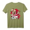 Dabbing Hund Dänemark Fußball Mannschaft T-Shirt – Lustiges Fanshirt mit dänischer Flagge, perfekt für Fußballfans, Spieler und Trainer