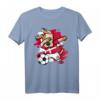 Dabbing Hund Dänemark Fußball Mannschaft T-Shirt – Lustiges Fanshirt mit dänischer Flagge, perfekt für Fußballfans, Spieler und Trainer