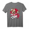 Dabbing Hund Dänemark Fußball Mannschaft T-Shirt – Lustiges Fanshirt mit dänischer Flagge, perfekt für Fußballfans, Spieler und Trainer
