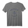 Dänemark Skagen Anker Tattoo Liebe Herz Kopenhagen T-Shirt – Skandinavisches Design für Nordsee- und Dänemark-Liebhaber