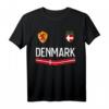 Dänemark Fußball-Trikot mit Flagge – Stolzes Sommer-Sport-Outfit für Fußballfans, Trainer und Kinder