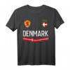 Dänemark Fußball-Trikot mit Flagge – Stolzes Sommer-Sport-Outfit für Fußballfans, Trainer und Kinder