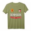 Dänemark Fußball-Trikot mit Flagge – Stolzes Sommer-Sport-Outfit für Fußballfans, Trainer und Kinder