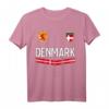 Dänemark Fußball-Trikot mit Flagge – Stolzes Sommer-Sport-Outfit für Fußballfans, Trainer und Kinder