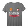 Dänemark Fußball-Trikot mit Flagge – Stolzes Sommer-Sport-Outfit für Fußballfans, Trainer und Kinder