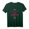 Damen Echte Mädels spielen Darts - Frauen Dart T-Shirt - Perfektes Geschenk für Dartliebhaberinnen zum Geburtstag, Weihnachten, Ostern & Muttertag