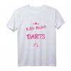 Damen Echte Mädels spielen Darts - Frauen Dart T-Shirt - Perfektes Geschenk für Dartliebhaberinnen zum Geburtstag, Weihnachten, Ostern & Muttertag