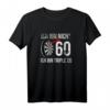 60er Geburtstag Dart T-Shirt - Ich bin nicht 60 ich bin triple 20 für Dartspieler, Dartfans und Geburtstagskinder