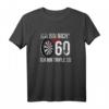 60er Geburtstag Dart T-Shirt - Ich bin nicht 60 ich bin triple 20 für Dartspieler, Dartfans und Geburtstagskinder
