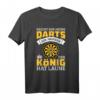 Lustiges Dart T-Shirt mit Spruch - Reicht mir meine Darts Ihr Narren - Perfektes Geschenk für Dartspieler zu Weihnachten & Geburtstag