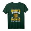 Lustiges Dart T-Shirt mit Spruch - Reicht mir meine Darts Ihr Narren - Perfektes Geschenk für Dartspieler zu Weihnachten & Geburtstag