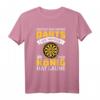 Lustiges Dart T-Shirt mit Spruch - Reicht mir meine Darts Ihr Narren - Perfektes Geschenk für Dartspieler zu Weihnachten & Geburtstag