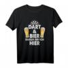 Lustiges Dart und Bier T-Shirt – Für Dartspieler, Dartfans und Dartprofis, ideales Geschenk zum Geburtstag oder Dartclub-Event