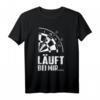 Läuft bei mir Dart T-Shirt – Lustige Geschenkidee für Dartspieler, Dartfans & Turnierteilnehmer