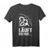 Läuft bei mir Dart T-Shirt – Lustige Geschenkidee für Dartspieler, Dartfans & Turnierteilnehmer
