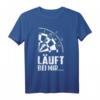 Läuft bei mir Dart T-Shirt – Lustige Geschenkidee für Dartspieler, Dartfans & Turnierteilnehmer