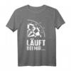 Läuft bei mir Dart T-Shirt – Lustige Geschenkidee für Dartspieler, Dartfans & Turnierteilnehmer