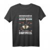 Dartspieler T-Shirt mit Dartpfeil Motiv - Perfekt für Dartzubehör, Dartscheibe & Dartautomat, Geschenk für Dartfans