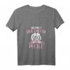 Damen Dart T-Shirt mit V-Ausschnitt - Lustiges Geschenk für Dartspielerinnen, Turniere & Geburtstage