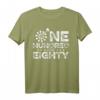 Dart T-Shirt - One Hundred And Eighty 180 Punkte mit Dartpfeil und Dartscheibe – Perfektes Geschenk für Dartspieler und Dartfans