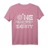 Dart T-Shirt - One Hundred And Eighty 180 Punkte mit Dartpfeil und Dartscheibe – Perfektes Geschenk für Dartspieler und Dartfans