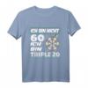 Ich bin nicht 60 ich bin Tripel 20 - Lustiges Dart T-Shirt zum 60. Geburtstag mit Dartboard & Dartpfeilen