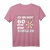 Ich bin nicht 60 ich bin Tripel 20 - Lustiges Dart T-Shirt zum 60. Geburtstag mit Dartboard & Dartpfeilen