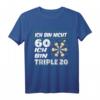 Ich bin nicht 60 ich bin Tripel 20 - Lustiges Dart T-Shirt zum 60. Geburtstag mit Dartboard & Dartpfeilen
