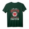 Nur die Harten gehen zum Darten - Lustiges Dart T-Shirt für Dartspieler, Dartclub & Dartverein – Perfektes Geschenk für Dartfans